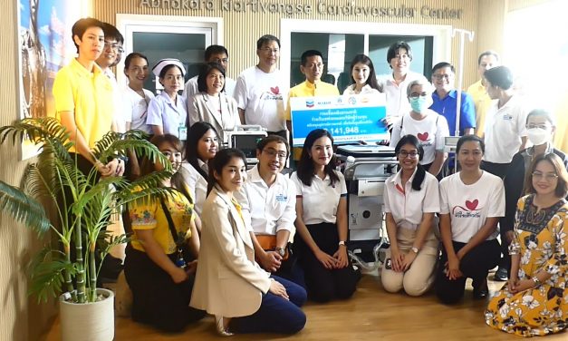 ชุมพร กรมเชื้อเพลิงธรรมชาติ-เชฟรอนประเทศไทยและ บริษัทร่วมทุน มอบอุปกรณ์การแพทย์ให้ศูนย์โรคหัวใจ รพ.ชุมพรฯ