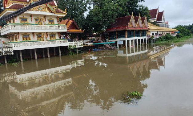 หนองคาย  โครงการส่งน้ำและบำรุงรักษาห้วยโมง (เขื่อนห้วยโมง) เร่งระบายน้ำห้วยโมงรับมือฝนระลอกใหม่