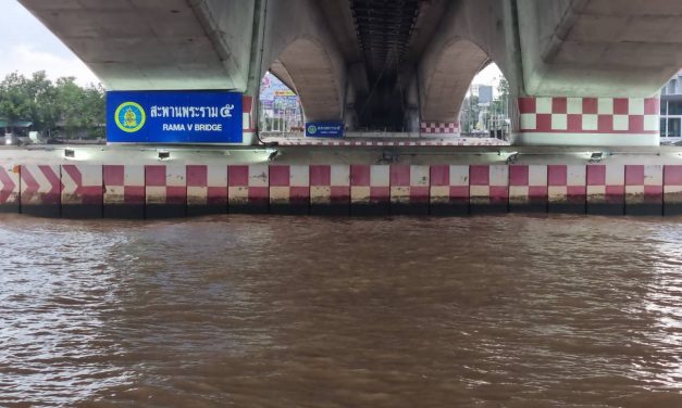 นนทบุรี.เฝ้าระวังระดับน้ำในแม่น้ำเจ้าพระยา