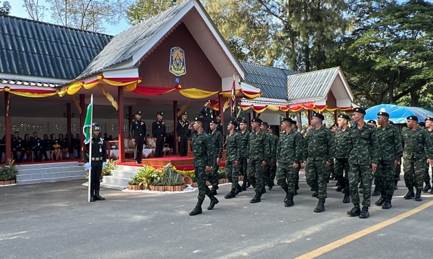 ชุมพร มณฑลทหาบกที่ 44 จัดพิธีพิธีอำลาธงชัยเฉลิมพล  และปลดจาก กองประจำการ ประจำปี 2567