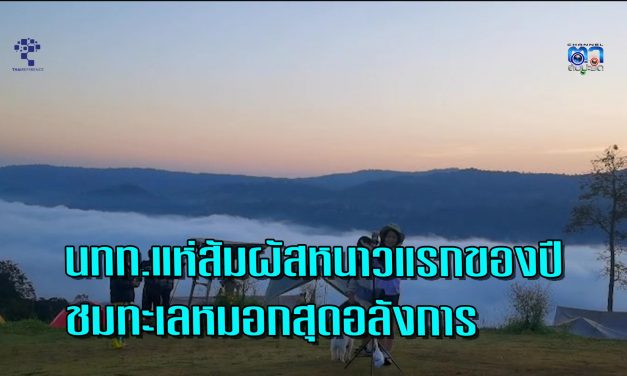 เลย คึกคัก นทท.แห่สัมผัสหนาวแรกของปี วันหยุด ชมทะเลหมอกสุดอลังการจุดกางเต็นท์นาท่อนแคมป์วิว