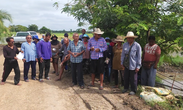 ปทุมธานี ชาวหนองเสือโวยเอกชนวางท่อประปา ไม่ทำประชาพิจารณ์หวั่นกระทบชีวิตเกษตรกร