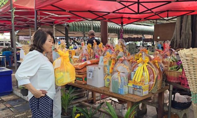 นนทบุรี วัดสวนแก้ว ร่วมกับมูลนิธิทนายกองทัพธรรม จัดทอดผ้าป่าสามัคคีปลดล็อกแผ่นดินวัดสวนแก้ว